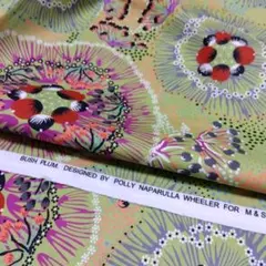 USAコットン Bush Plum 花柄