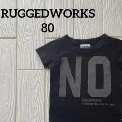 RUGGEDWORKS ラゲットワークス 半袖 Tシャツ 黒 80のサムネイル