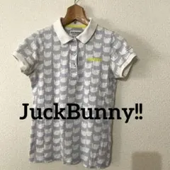 【美品】JACKBUNNY スワン柄レディースゴルフウェア