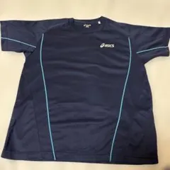asics アシックス スポーツTシャツ ネイビー レディースMサイズのサムネイル