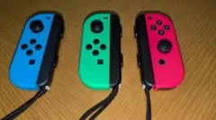 【ジャンク】Nintendo Switch　ジョイコン　コントローラー　３本