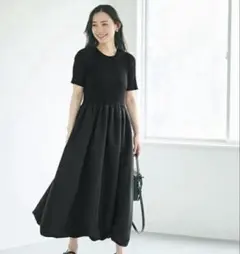 【新品タグ有】coca バルーンニットワンピース