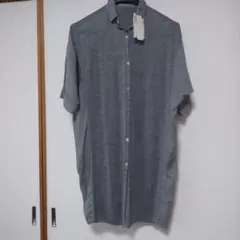 SALE エヴァムエヴァ五分袖 ボタンシャツのサムネイル