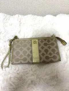 コーチ　COACH ベージュゴールド長財布
