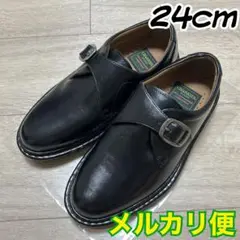 CHARKIES 紳士　メンズ　革靴　モンクストラップ　ビジネスシューズ　黒