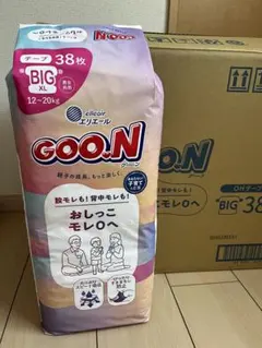 GOO.N グーン テープ BIGサイズ 38枚入×4個