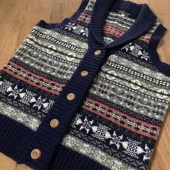 LIMEINC/ライムインク/ニットベスト/カウチン/Мサイズ