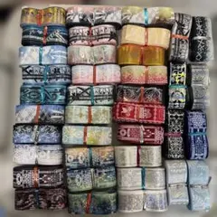 【171m】デザインリボン 2.5cm幅　まとめ売り　8種類*4.5m