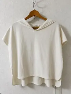 BEAMS HEART セーラーカラー 半袖カットソー ホワイトのサムネイル