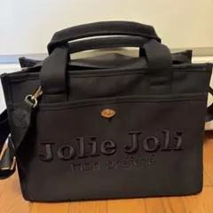 JolieJoli キャンバストートバッグ Lサイズ上品見え大容量2WAYバッグのサムネイル