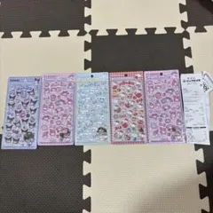 【国内正規品】 ボンボンドロップシール サンリオ 第2弾 5枚コンプセット