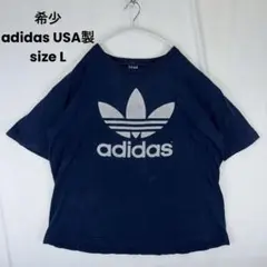 希少 adidas USA製 トレフォイル 両面プリント サンダーバード