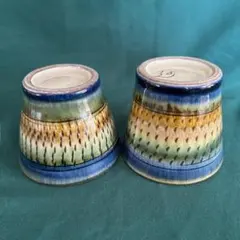深貝工房　やちむん 蕎麦猪口 フリーカップ　2個セット 深貝工房 やちむん 蕎麦猪口 フリーカップ 2個セット - メルカリ