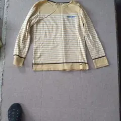 CROCODILE 長袖ストライプTシャツ