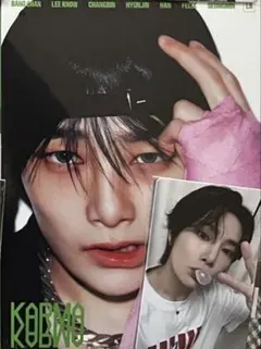 ★新品アルバム付★スキズ KARMA FANS ヨントン トレカ アイエン