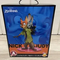ズートピア ハッピーくじ A賞 ニック＆ジュディ セルフィーフィギュア　他計4点