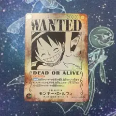 ルフィ　手配書SP ワンピースカード