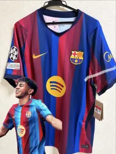 FCバルセロナ ユニフォーム 新品 タグ付き　ヤマル　CL仕様