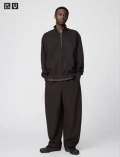 UNIQLO U ブラッシュドスウェットワイドパンツ M