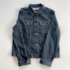UNIQLO ユニクロ デニムジャケット Gジャン ストレッチ 濃紺 美品　XL