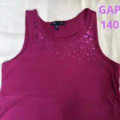 GapKids スパンコール装飾 タンクトップ 140cmのサムネイル