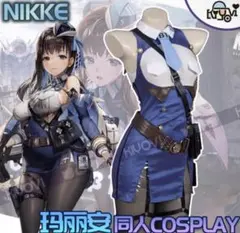 藍星様専用NIKKE ミハラ コスプレ衣装+ウィッグ メイド服 勝利の女神