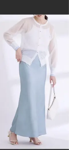 お値下げ中！ur 'sサテンマーメイドマキシスカート