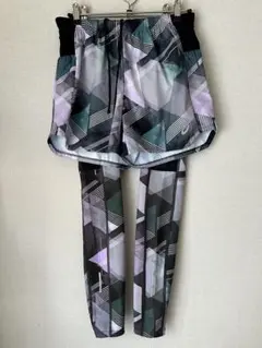 ASICS ランニング　ショートパンツ　レギンス　セット