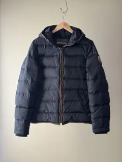 SCOTCH&SODA フード付き ダウンジャケット ネイビー
