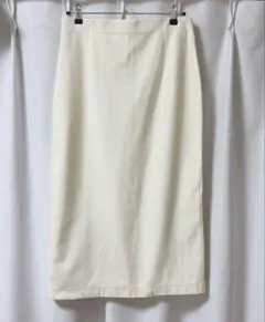 ユニクロ＊デニムジャージーナローロングスカート タイトスカート XL 美品