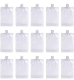 【送料無料】２０枚セット100ml半透明パウチパック　広口タイプ
