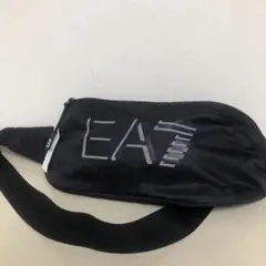 エンポリオ アルマーニ EA7 ナイロンロゴボディバッグ　ブラック