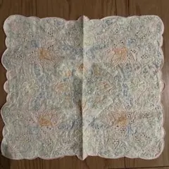 holy様ご確認用 スワトウ刺繍入りレース調ハンカチ