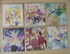 プロセカ　プロジェクトセカイ　鏡音リン　色紙コレクション　6枚まとめ売り