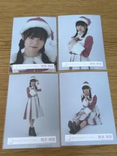 櫻坂46 2024年　クリスマスサンタ衣装　増本綺良　コンプ