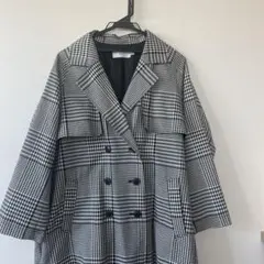 AZUL チェック柄 チュニックコート S