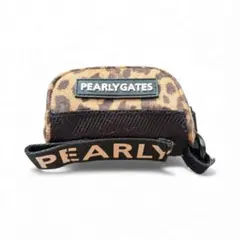 PEARLY GATES ヒョウ柄ポーチ カラビナ付き