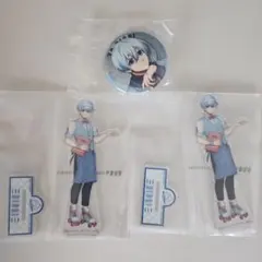 ブルーロック　一番くじ　E賞アクリルスタンド　H賞缶バッジ　氷織羊