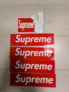 未使用　Supreme ステッカー　Stiak Teeデザイン　セット 5枚