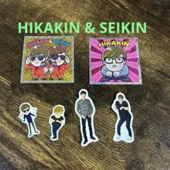 HIKAKIN & SEIKIN ステッカー 6枚セット