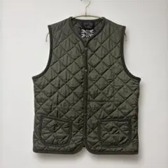 LAVENHAM ラベンハム キルティングベスト オリーブカラー 40