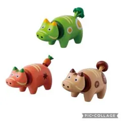 お野菜べこ　ガチャ　３種のサムネイル