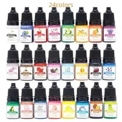 UVレジン用着色剤 24色セット レジン液 着色