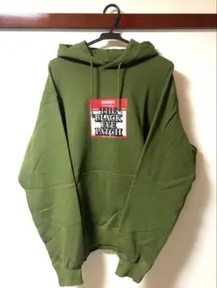 【超美品】ブラックアイパッチ　パーカー　オリーブ　Mサイズ　フーディー