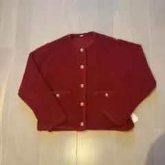 Mila Owen ワインレッド ボレロ　カーディガン