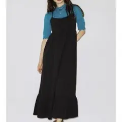 jouetie レイヤードキャミワンピース　セット　黒　水色　ブラック