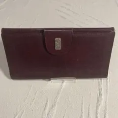 CELINE セリーヌ 長財布 札入れコインケースレザーワインレッド
