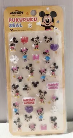 ♡♡ ディズニー　PUKUPUKUシール　ミッキーとミニー ぷくぷくシール♡♡