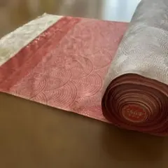 瑞江織どんす 銀せかい 正絹 反物 シルク