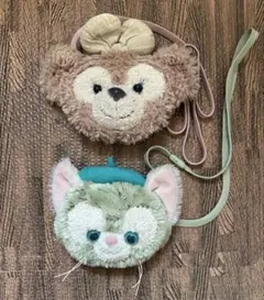 ディズニー シェリーメイ＆ジェラトーニ パスケース ショルダーバッグ 2点セット